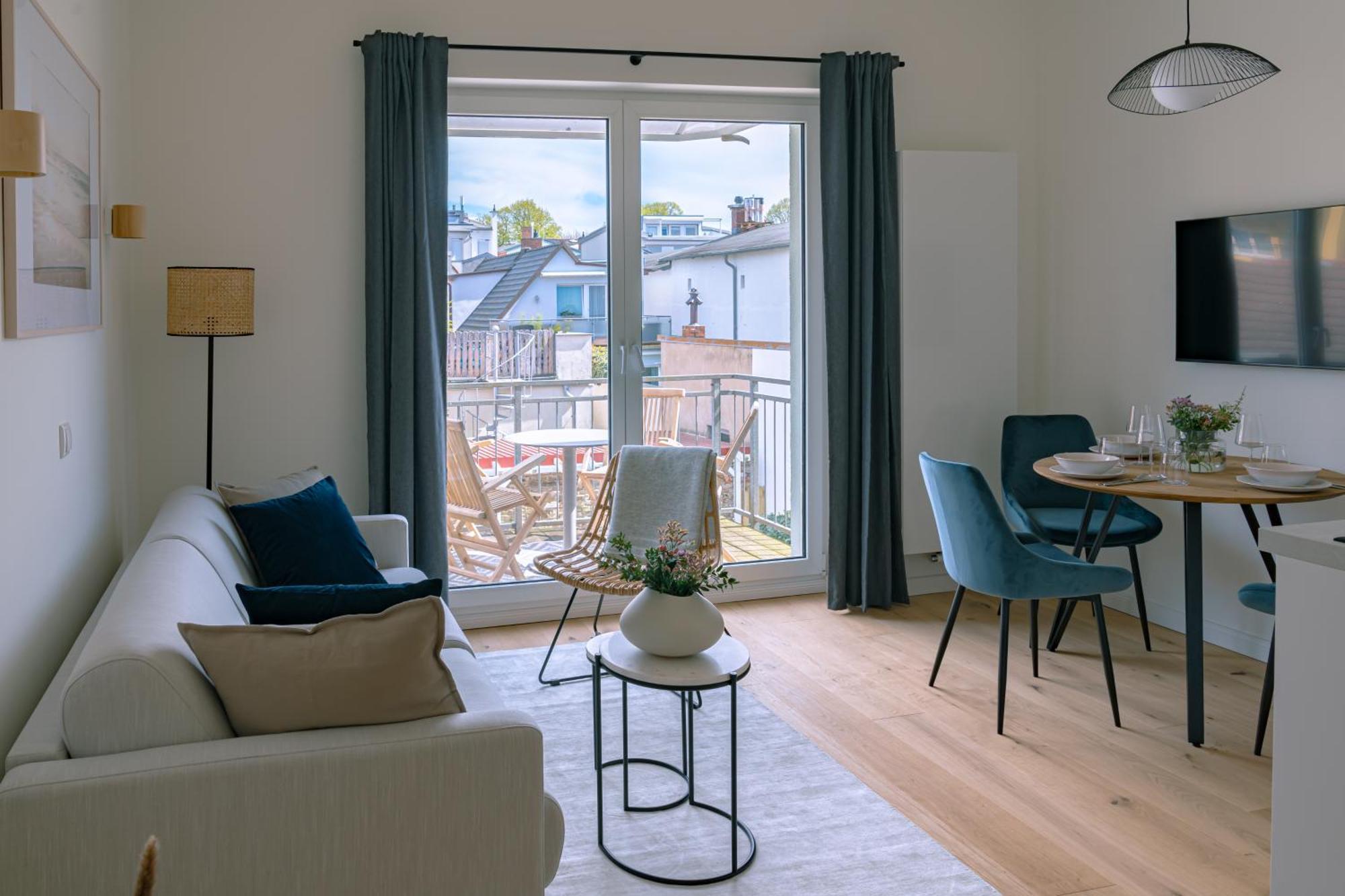 Kapitaenshaus Friedrich Franz - Premium Apartments 200 Meter Vom Strand Und Alten Strom Rostock Esterno foto